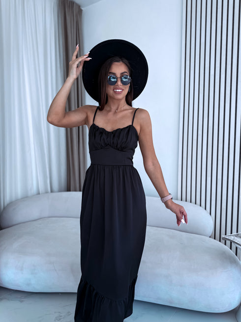 "BLACK ELEGANCE" garā kleita 9267